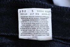 画像7: 90s カナダ製 Levi'sリーバイス 550 ブラック デニムパンツ w40 L32★125 ユーロ (7)