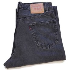 画像1: 90s メキシコ製 Levi'sリーバイス 550 ブラック デニムパンツ w36 L32★90 (1)