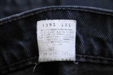 画像7: 90s USA製 Levi'sリーバイス 560 ブラック デニムパンツ w40 L30★25 (7)