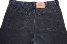 画像5: 90s USA製 Levi'sリーバイス 550 ブラック デニムパンツ w40 L32★124 (5)