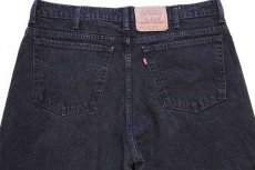 画像5: 90s カナダ製 Levi'sリーバイス 550 ブラック デニムパンツ w40 L32★125 ユーロ (5)