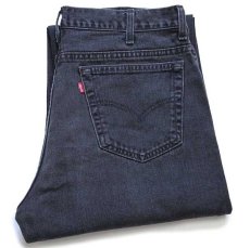 画像1: 90s カナダ製 Levi'sリーバイス 550 ブラック デニムパンツ w36 L34★88 (1)