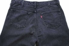 画像5: 90s カナダ製 Levi'sリーバイス 550 ブラック デニムパンツ w36 L34★88 (5)