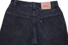 画像5: 00s メキシコ製 Levi'sリーバイス 550 ブラック デニムパンツ w34 L30 (5)