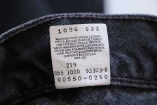 画像7: 00s メキシコ製 Levi'sリーバイス 550 ブラック デニムパンツ w34 L30 (7)