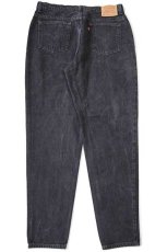 画像3: 90s USA製 Levi'sリーバイス 550 ブラック デニムパンツ 18W L★104 (3)