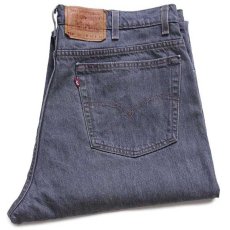 画像1: 90s USA製 Levi'sリーバイス 550 先染め グレー デニムパンツ w40 L30★93 (1)