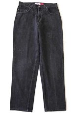 画像2: 90s メキシコ製 Levi'sリーバイス SIGNATURE 545 ブラック デニムパンツ w33 L32 (2)