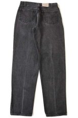 画像3: 90s メキシコ製 Levi'sリーバイス SIGNATURE 545 ブラック デニムパンツ w36 L34 (3)