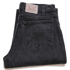 画像1: 90s メキシコ製 Levi'sリーバイス SIGNATURE 545 ブラック デニムパンツ w33 L32 (1)