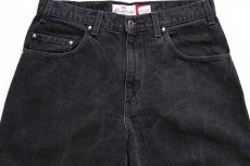 画像4: 90s メキシコ製 Levi'sリーバイス SIGNATURE 545 ブラック デニムパンツ w33 L32 (4)