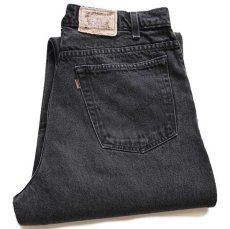 画像1: 90s メキシコ製 Levi'sリーバイス SIGNATURE 545 ブラック デニムパンツ w36 L34 (1)