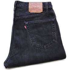 画像1: 00s USA製 Levi'sリーバイス 505 ブラック デニムパンツ w36 L30★47 (1)