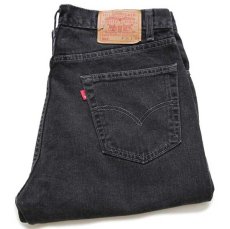 画像1: 00s カナダ製 Levi'sリーバイス 505 ブラック デニムパンツ w36 L32★48 (1)