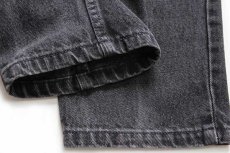 画像8: 90s USA製 Levi'sリーバイス 551 ブラック デニムパンツ 10 MED (8)