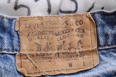 画像6: 80s USA製 Levi'sリーバイス 517 デニムパンツ w34 L31★28 ブーツカット (6)