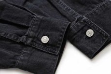 画像5: 00s Levi'sリーバイス ブラック デニムシャツ L (5)