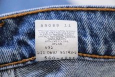 画像7: 90s USA製 Levi'sリーバイス 560 デニムパンツ w34 L30★18 (7)