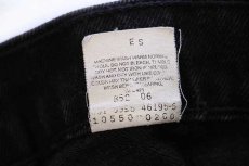 画像7: 90s USA製 Levi'sリーバイス 550 ブラック デニムパンツ 9 SHORT (7)