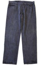 画像2: 90s USA製 Levi'sリーバイス 501 ブラック デニムパンツ w42 L32 (2)