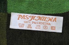 画像3: PASHMINA チェック パシュミナ ストール★ショール (3)