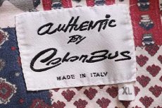 画像4: イタリア製 ColonBUS 小花柄×小紋柄×総柄 パッチワークプリント 半袖 コットンシャツ XL (4)