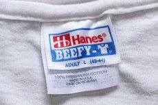 画像4: 90s USA製 Hanes ENTERTAINMENT TELEVISION コットンTシャツ 白 L (4)