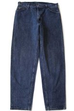 画像2: 90s USA製 Levi'sリーバイス 550 カラーデニムパンツ 紺 w36 L32 (2)