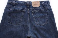 画像5: 90s USA製 Levi'sリーバイス 550 カラーデニムパンツ 紺 w36 L32 (5)