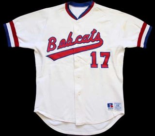 90s USA製 RUSSELLラッセル MLB TEXAS RANGERS ベースボールシャツ 白 