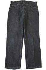 画像2: 90s USA製 Levi'sリーバイス 518 ブラック デニムパンツ w38 L30 (2)