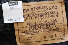 画像6: 90s USA製 Levi'sリーバイス 518 ブラック デニムパンツ w38 L30 (6)