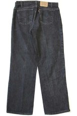 画像3: 90s USA製 Levi'sリーバイス 518 ブラック デニムパンツ w38 L30 (3)