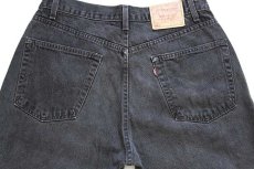 画像5: 90s USA製 Levi'sリーバイス 569 ブラック デニムパンツ w34 L30 (5)