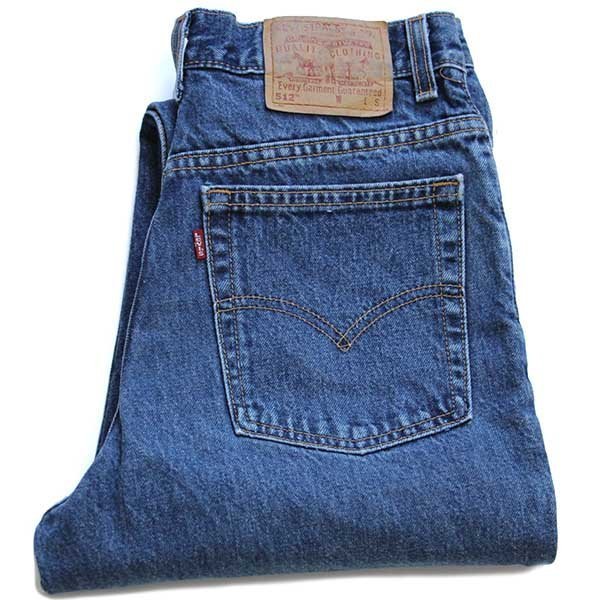 00s USA製 Levi'sリーバイス 512 デニムパンツ 8 MIS S☆16