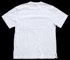 画像3: 90s USA製 LANDS'ENDランズエンド 無地 コットン ポケットTシャツ 白 ボーイズXL (3)