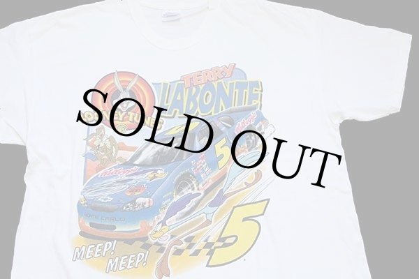 00s Hanes NASCAR TERRY LABONTE LOONEY TUNES ロードランナー 両面