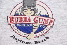 画像6: 00s BUBBA GUMP Daytona Beach ババガンプ ロゴ Tシャツ 杢ライトグレー (6)