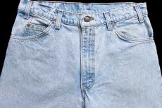 画像4: 90s USA製 Levi'sリーバイス 550 ケミカルウォッシュ デニムパンツ w33 L30★197 アシッド (4)