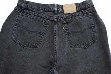 画像5: 90s USA製 Levi'sリーバイス ブラック デニムパンツ w33 (5)