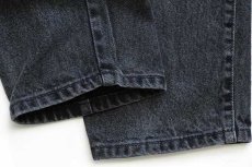 画像7: 90s USA製 Levi'sリーバイス ブラック デニムパンツ w33 (7)