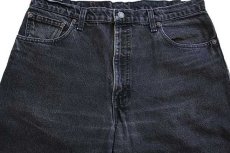 画像4: 80s カナダ製 Levi'sリーバイス 550 ブラック デニムパンツ w36 L30★153 (4)