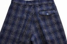 画像5: 80s イタリア製 Levi'sリーバイス CIVVY STREET オンブレチェック ツータック スラックス ウールパンツ w29★ユーロ (5)