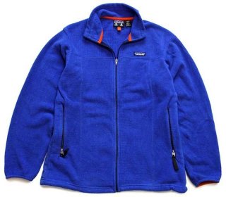 90s USA製 Woolrichウールリッチ POLARTEC フリースジャケット 青紫 XL 