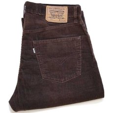 画像1: 90s Levi'sリーバイス 551 コーデュロイパンツ 焦げ茶 w36★ユーロ (1)