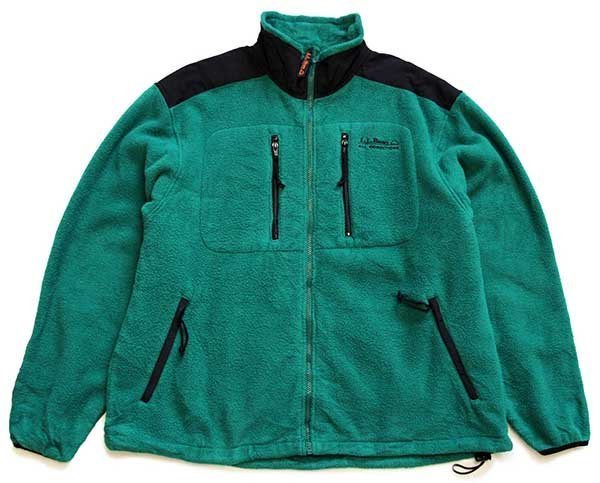 90s L.L.Bean ALL CONDITIONS 刺繍 ライナー フリースジャケット