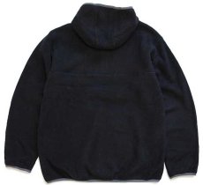 画像2: patagoniaパタゴニア シンチラ スナップT フーディー フリースパーカー黒 L (2)