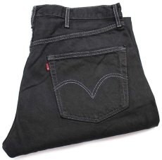 画像1: 00s USA製 Levi'sリーバイス 501 ブラック デニムパンツ 後染め w38 L32★SDP1464 (1)