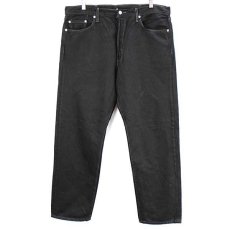 画像2: 00s USA製 Levi'sリーバイス 501 ブラック デニムパンツ 後染め w38 L32★SDP1464 (2)