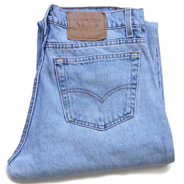 90s USA製 Levi'sリーバイス 550 デニムパンツ w34 L34☆85